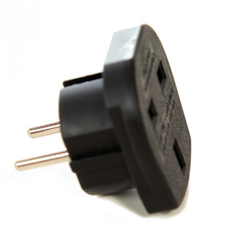 Converterplug [9906B] UK- SCHUCKO+ RA Zwart
