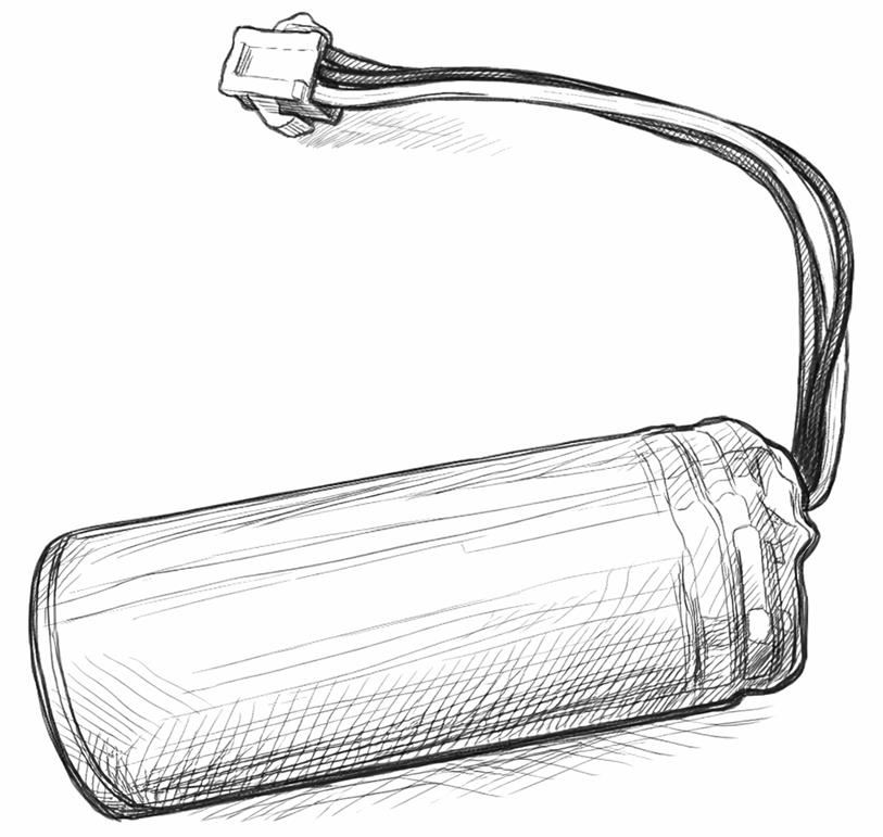 Noodverlichting Pack LiFeP04 - 3,2V 15/2000mAh