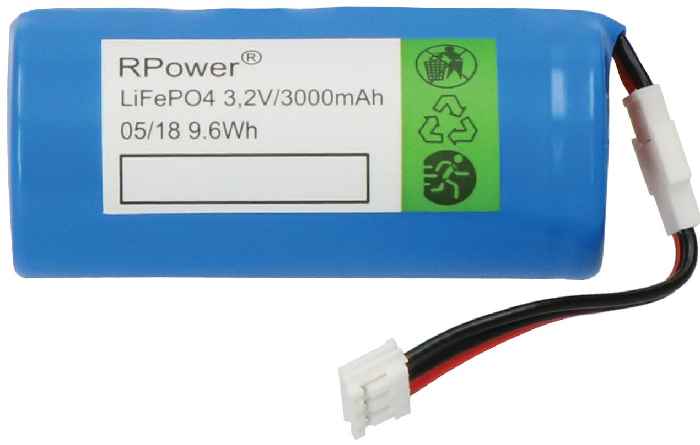 HZA010 NV Pack LIFeP04  3,2V 3000mAh 3Pole RZZ