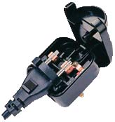 Converterplug SCHUCKO - UK Zwart 13A