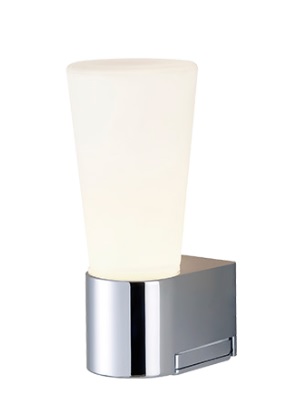 Spa Avella LED 240lm 830 IP44 Opal/Glass+ Stopcontact